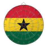 Ghanese vlag dartbord (Voorkant)