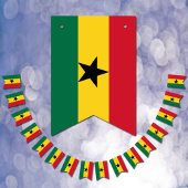 Ghanese vlag en Ghana Banners/bruiloften Vlaggetjes