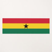 Ghanese vlag (Ghana) Yogamat (Voorkant (horizontaal))