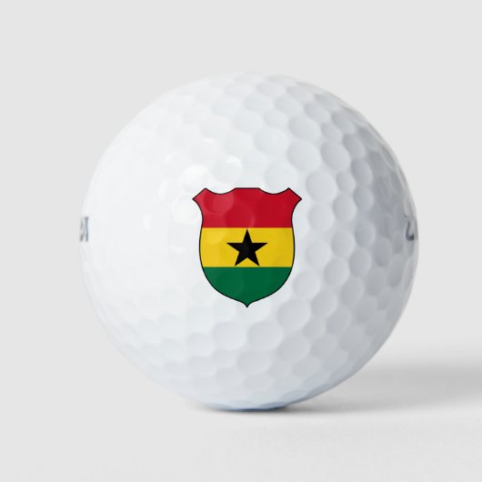 Ghanese vlag Grand Patriotic Golfballen (Voorkant)