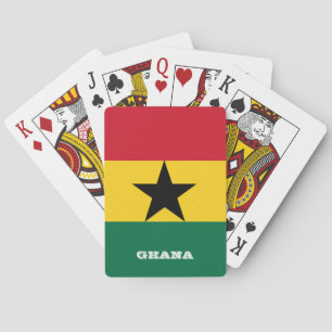 Ghanese vlag Spelen, Ghana Speelkaarten