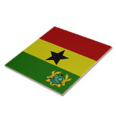 Ghanese vlaggen tegeltje (Zijkant)