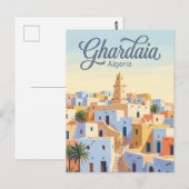 Ghardaïa Algerije Briefkaart (Voorkant / Achterkant)