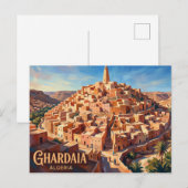 Ghardaia Algerije Briefkaart (Voorkant / Achterkant)