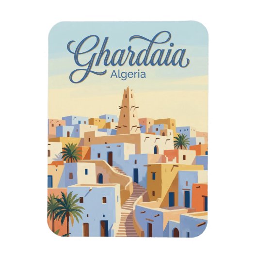Ghardaïa Algerije Magneet (Verticaal)