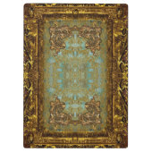 Ghastling Victoriaans mooi monogram Klembord (Achterkant)