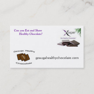 'GHC'-handkaarten / 22 redenen terug Visitekaartje