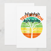 ghdfghdfg kaart (Voorkant / Achterkant)