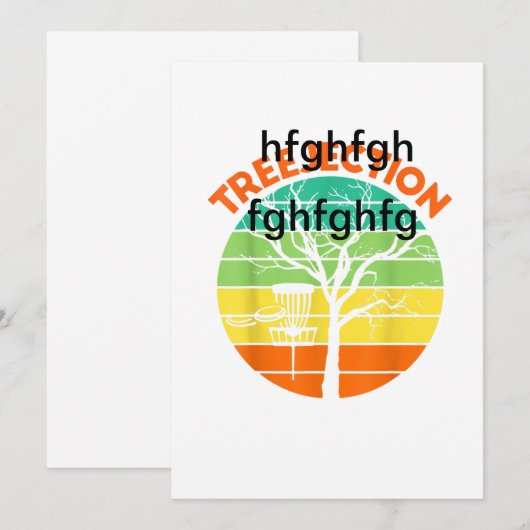 ghdfghdfg kaart (Voorkant / Achterkant)