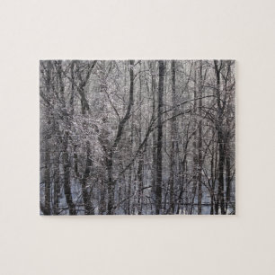 Ghear Icy Forest in Morning Light II Legpuzzel