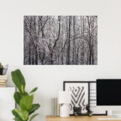 Ghear Icy Forest in Morning Light II Poster (Thuiskantoor)