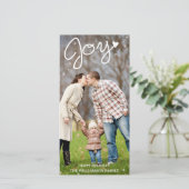 Ghear Joy Vertical Holiday-fotokaart Feestdagenkaart (Staand voorkant)