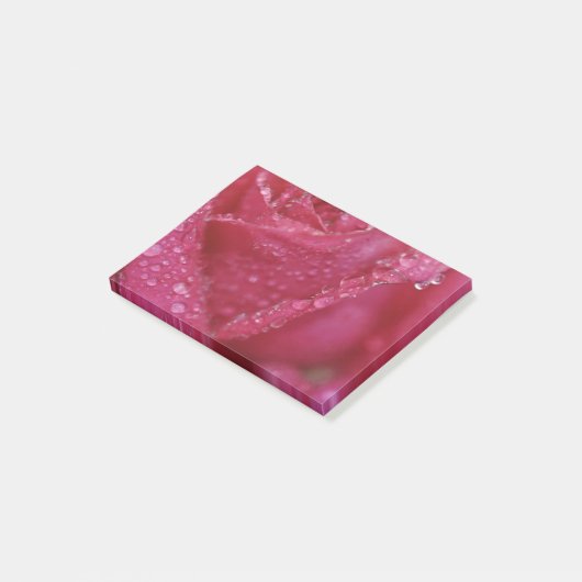 Ghear roze Rose Post-it® Notes (Schuin)