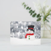 Ghear Snowman Briefkaart (Staand voorkant)