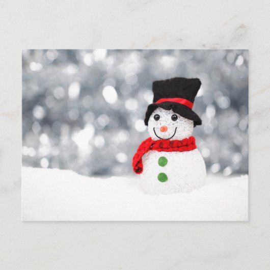 Ghear Snowman Briefkaart (Voorkant)