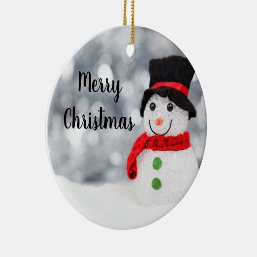 Ghear Snowman Ornament Round (Rechts)