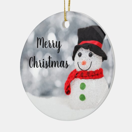 Ghear Snowman Ornament Round (Links)
