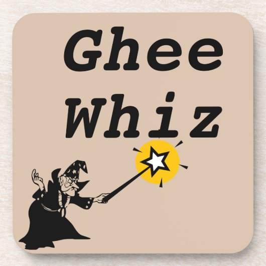 Ghee Whiz Beverage Coaster Bier Onderzetter (Voorkant)