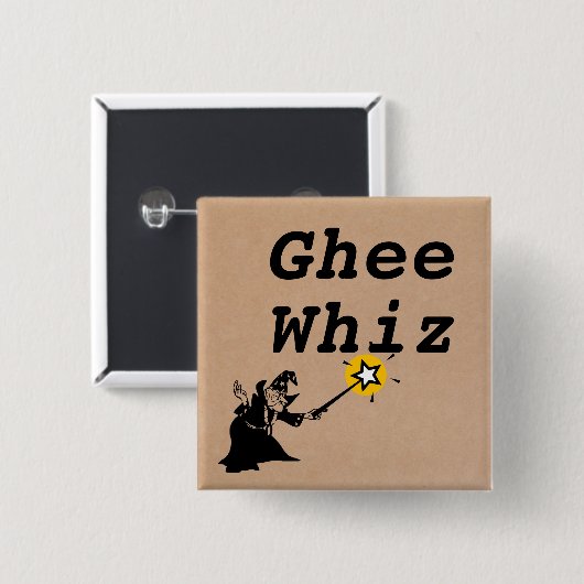 Ghee Whiz Button (Voorkant /achterkant)