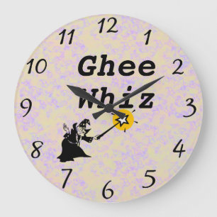 Ghee Whiz Wall Clock Grote Klok