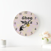 Ghee Whiz Wall Clock Grote Klok (Huis)