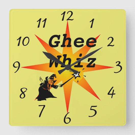 Ghee Whiz Wandklok (Voorkant)