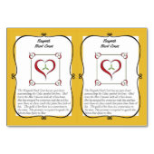 Ghel de goudhoornige eenhoorn trading Kaart (Achterkant)