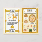 Ghel - Gold Horn Unicorn Game Kaart (Achterkant)