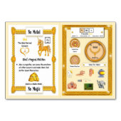 Ghel - Gold Horn Unicorn Trading Kaart (Achterkant)