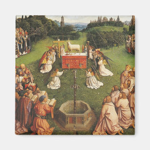 Ghent Altarpiece By Van Eyck Brothers Magneet