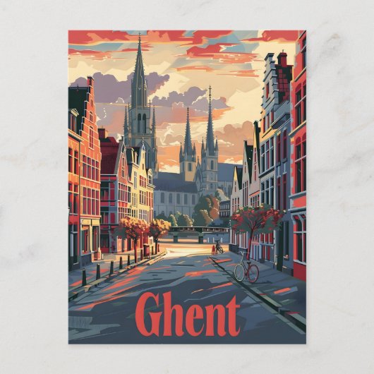 Ghent Briefkaart (Voorkant)