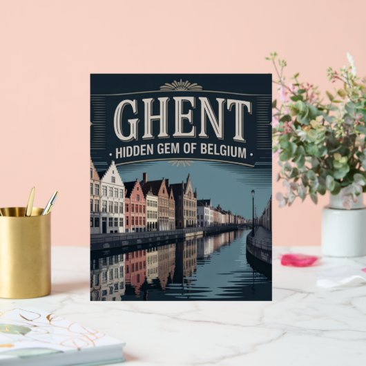 Ghent – Hidden Gem of Belgium Acryl Bord (Huwelijk)