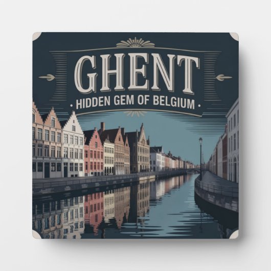 Ghent – Hidden Gem of Belgium Fotoplaat (Voorkant)