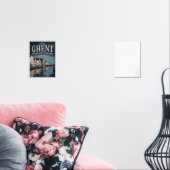 Ghent – Hidden Gem of Belgium Muurkunst Sets (Woonkamer)