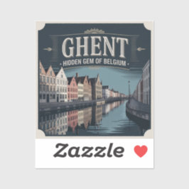 Ghent – Hidden Gem of Belgium Sticker