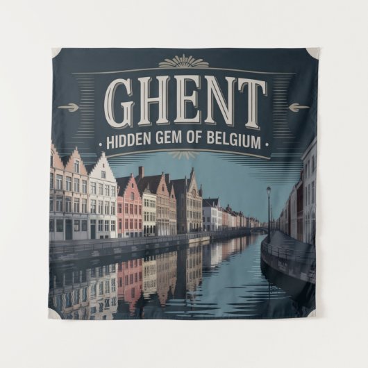 Ghent – Hidden Gem of Belgium Wandkleed (Voorkant)