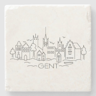 Ghent Stenen Onderzetter