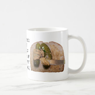 Gherkin Comic Peanut Butter on Pickles Mok