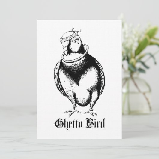 Ghetto Bird Kaart (Staand voorkant)