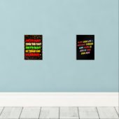 GHETTO BLAST AFRO AMERICAN STYLE MUURKUNST SETS (Houten vloer)