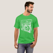 Ghetto Blaster 80 s 90 s Hip Hip Rap Classic retro T-shirt (Voorkant volledig)