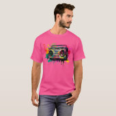 Ghetto Blaster 80'S 90'S Hip Rap T-shirt (Voorkant volledig)