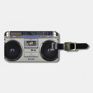 Ghetto Blaster Boombox Bagagelabel
