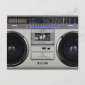 Ghetto Blaster Boombox Briefkaart (Voorkant)