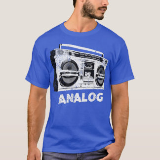 Ghetto Blaster Boombox Radio Hip analoge muziek T-shirt