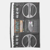 Ghetto blaster boombox theedoek (Verticaal)