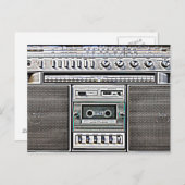 GHETTO BLASTER BRIEFKAART (Voorkant / Achterkant)