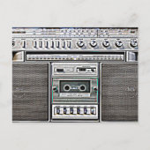 GHETTO BLASTER BRIEFKAART (Voorkant)