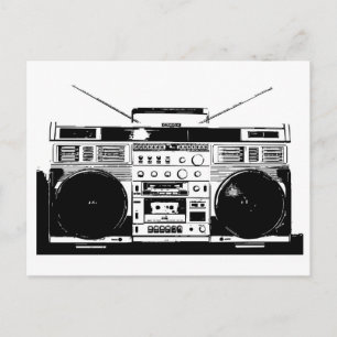 Ghetto Blaster Briefkaart