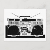 Ghetto Blaster Briefkaart (Voorkant)